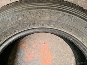 265/60r18 letné 4 ks DUNLOP dezén 8,2-7,2 mm DOT2021 - 7