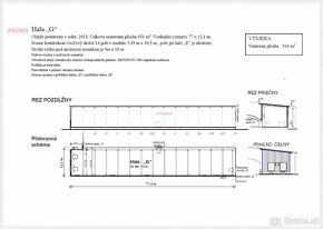 ID 3004  Prenájom: skladová hala, 916 m2, „G“ - 7