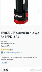 AKU 12V  PARKSIDE - 7