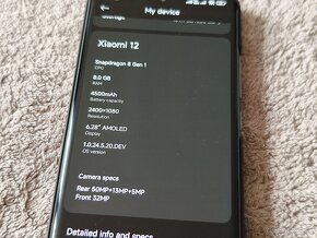 Xiaomi 12 256/8gb - 7