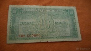 Bankovky - ČSR - 1 - 7