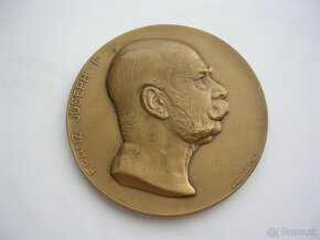 AE medaila 1910 I.medzinárodná lovecká výstava Viedeň FJI. - 7