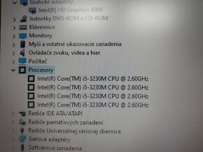 rozpredám funkčný notebook Toshiba satellite C850 - 7