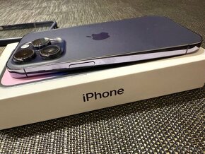 Predám iPhone 14 Pro Depp purple 256GB v záruke - 7