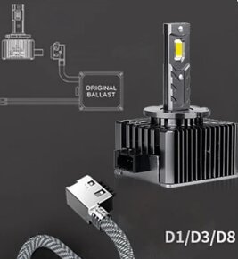 LED-D1S D2S D3S D3R BULLVISION najsilnejšie na trhu 150000K - 7