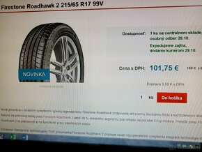 Letné 215/65 r17 FIRESTONE - 7