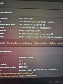 Špičkový dell xps 15 9500 s 13 generaciou i7 16 gb ram a 512 - 7