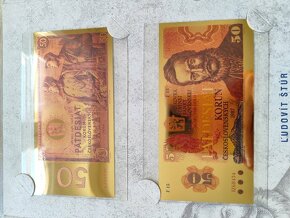 Československé bankovky a zlatá minca - 7