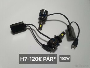 LED H7 Vyber + Adaptery aj ine LED komplet Auto - 7