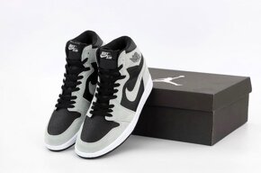 Nike air jordan 1 retro high black/grey - 7