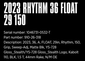 Fox 36 Rhythm 2023 - 7