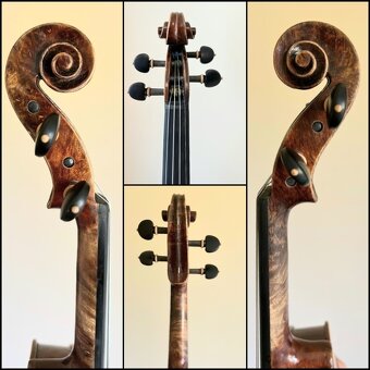 husle 4/4 model Stradivari ( očkový javor) - 7