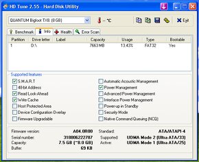 Raritný 5.25" IDE disk Quantum BigFoot TX 8,0GB - 7