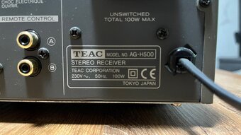 TEAC AM/FM STEREO RECIEVER AG-H500 MADE IN JAPAN - 7