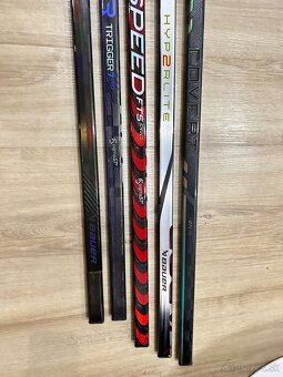 ✅ CELÉ HOKEJKY ĽAVÉ - BAUER SYNC + HYPER 2 + CCM + WARRIOR ✅ - 7