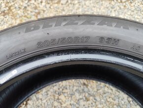 205/50 r17 zimné pneumatiky 4ks Bridgestone - 7