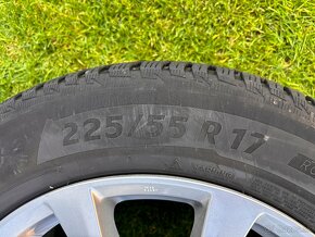 Predám orig. 17''ALU Mazda + Michelin Alpin 5, 225/55 R17 V - 7