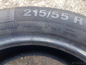 215/55 r17 letné pneumatiky 4ks Continental - 7