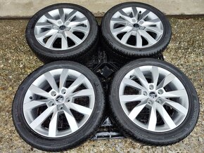 Alu sada = 5x112 = orig. ŠKODA = s pneu=205/50 R17 - 7