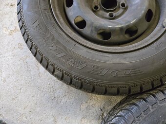 Plechové disky 5x100 + zimné pneumatiky 175/80r14 - 7