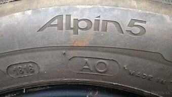 ZIMNÉ 205/60 R16 92H MICHELIN a FULDA cca 7mm UŽ OD 30-€/kus - 7