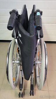 invalidny vozík XL 57cm pridavne brzdy pre asistenta do 170k - 7