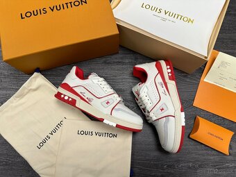 Louis Vuitton tenisky white-red Komplet balenie - 7