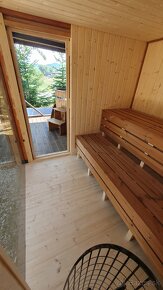 Sauna domček s ochladzovacou kaďou/ vírivkou - 7