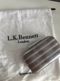 LK Bennett clutch silver-nude - 7