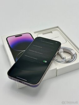 Používaný Apple iPhone 14 Pro 128GB Deep Purple 95% Zdravie - 7