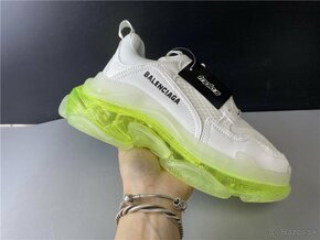 Balenciaga Triple S Clear Sole White/Green - 7