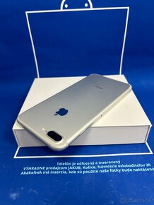 Apple  iPhone 7 Plus 32gb Silver -Batéria 100% - 7