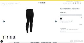 Merino kalhoty Devold Running Merino Tights Man - 7