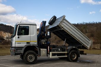 Mercedes Actros trojstranný sklápač zdokladované km - 7