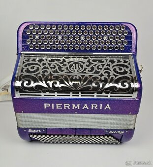 Chromaticky akordeon Piermaria Prodige,b-system cassotto - 7