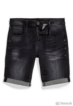 panske riflove sortky, kratasy g-star raw 3301 velkost W35 - 7