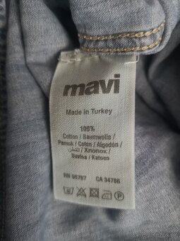 Panska košela MAVI JEANS slim fit velkost M - 7