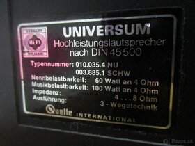 UNIVERSUM System hi-fi 6000 - 7