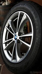 alu R17 5x120, orig. BMW 5, senzory, zimné pneu 225/55 - 7