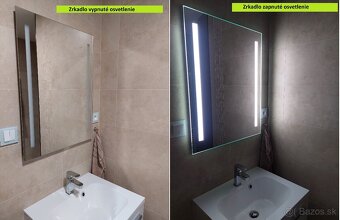 TRIGA zrkadlo s LED osvetlením HORIZONTALE diodoors® 100x60 - 7