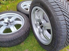 17" ALU 5x112 orig AUDI + zimné 225/50 r17 Michelin cez 8mm - 7