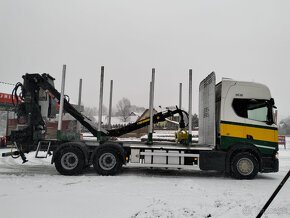 Scania R580 6x4 Lesovoz HR Loglift 125Z s kabínou - 7