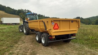 Traktorový náves,Príves,Vlek za traktor,Vlečka,Dumper 10t - 7