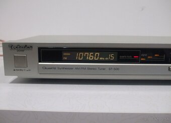 Tuner TECHNICS ST-500 strieborny = vyroba Japan - 7