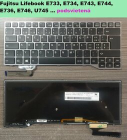 Klavesnice Fujitsu E753 E754 // E733 E734 E743// U747 U748 - 7