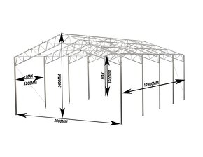 Predam NOVE pozynkovane ocelove konstrukcie haly - 7