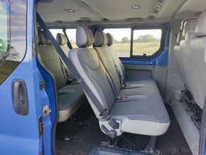 Opel Vivaro 2,5 CDTI 107 kw,2009,9 miest, klíma - 7