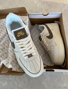 Nike Air Force 1 béžovo hnedé tenisky - 7