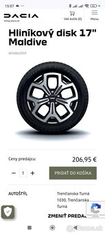 R17 dacia duster 5x114,3 mm - 7