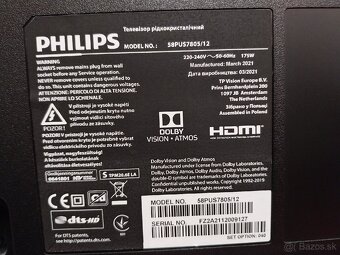 Predam TV Philips 4K Ultra HD uhl 146cm. - 7